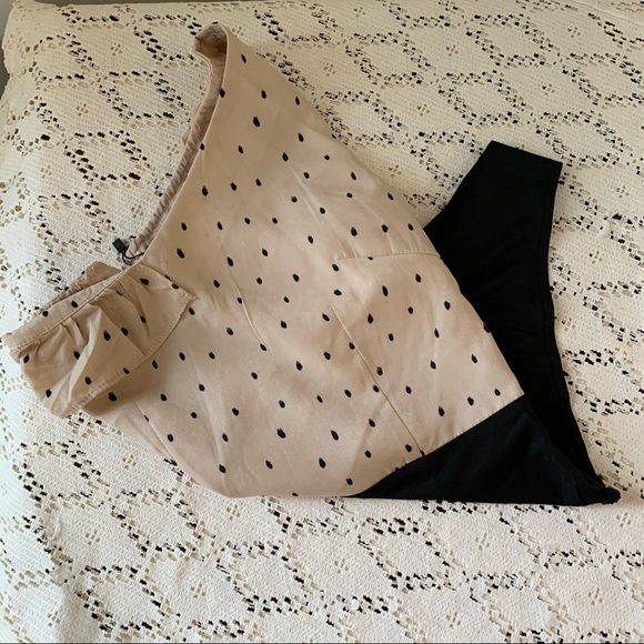 *NWT* Nasty Gal One Sleeve Polka Dot Bodysuit - Picture 6 of 9
